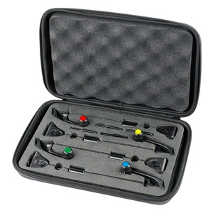 Chất Lượng Cao SW20B-4 Bốn Màu Sắc LED Ánh Sáng Chuỗi Thép Chỉ Số Cá Chép Câu Cá <span class=keywords><strong>Swinger</strong></span> Set - Product Image 1