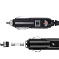 Câble d'extension allume-cigare de voiture 16AWG 1 mètre 12V/24V, prise mâle vers prise femelle, cordon d'alimentation