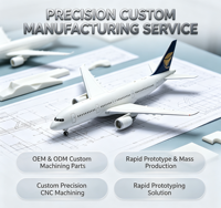 Muestras de Modelos de Aeronaves con Mecanizado Personalizado OEM, Servicio de Fabricación de Prototipos CNC de Precisión para Maquetas de Aviones