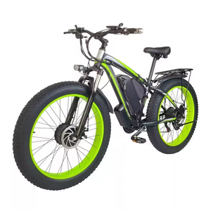 <span class=keywords><strong>Bicicleta</strong></span> Eléctrica Híbrida con Motor de 48V 32Ah y Dos Baterías, Estilo Motocicleta, Llantas Gruesas de 20\"*4.0\", Velocidad de 45-60 km/h - Product Image 4
