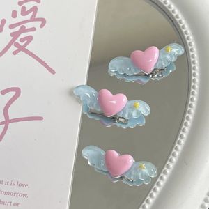 पारदर्शी प्रेम पंख श्रृंखला diy गहने फोन मामलों छेद जूते के बाल क्लिप बालों की सामग्री - Product Image 2