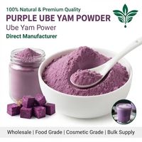 Poudre d'Ube Naturelle Déshydratée, Poudre de Patate Douce Violette Pure pour la Pâtisserie et les Boissons
