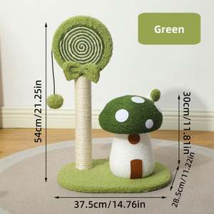 Customizable Non-Shedding Sisal <b>Cat</b> <b>Tree</b> Scratcher Including Mushroom House <b>Cat</b> Climbing Frame for <b>Small</b> <b>Cats</b> Wholesale - Product Image 3