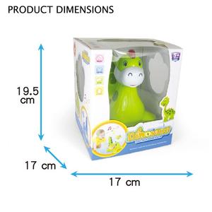 Jacko Toys Nouveaux Jouets Dinosaures Cartoon à Piles avec Fonction Bump and Go et <span class=keywords><strong>Musique</strong></span> pour le Festival du Commerce - Product Image 6