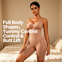 Combinaison sculptante pour femme avec logo personnalisé, contrôle du ventre, sans couture, body shaper, rehausseur de fesses, amincisseur de cuisses, catsuit 3XL