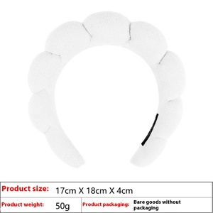 Diadema superior craneal alta para Mujeres Europeas americanas, accesorios para el cabello transfronterizos para el <span class=keywords><strong>baño</strong></span>, eliminación de maquillaje hecha de plástico - Product Image 6