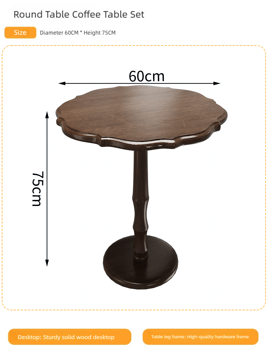 Mesa redonda de 60cm