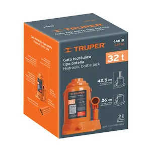 Cric hydraulique à bouteille 32 tonnes, TRUPER, BOX 1 - Product Image 3
