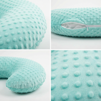 Oreiller de maternité et de grossesse ergonomique en U pour le soutien lombaire et dorsal, idéal pour dormir sur le côté, doux et confortable, 120x70cm, 1-1.5kg