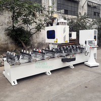 CNC à cinq axes horizontal routeur mortaiseuse machine pour le bois de forage