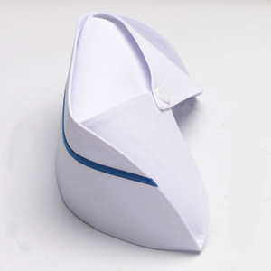 Cappello da Infermiera: Berretto Bianco e Rosa Spesso per <span class=keywords><strong>Tirocinio</strong></span>, Cappello a Coda di Rondine Sottile e Resistente per Infermiere - Product Image 3