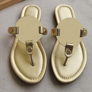 Nouvelles sandales de créateur 2026 pour femme, en cuir, style décontracté, pour intérieur, salle de bain, plage, mode estivale, avec clip-on - Product Image 5
