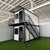 Maison préfabriquée de luxe, modulaire, mobile, portable, démontable, type conteneur, pour habitation