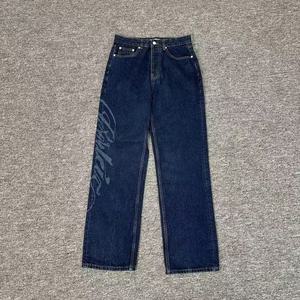 Jeans décontractés vintage tendance de marque <span class=keywords><strong>Corteiz</strong></span> Devil's Island, coupe ample, pour hommes et femmes, pantalon droit - Product Image 1