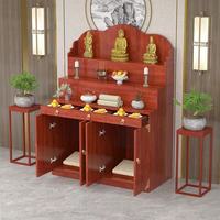 Mesa de Ofrendas para el Hogar con Tres Niveles y Altar Elevado para el Salón Principal, Mesa de Sacrificios, Altar del Salón de Entrenamiento y Santuario.
