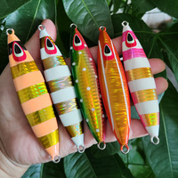 MISTER JIGGING 150g~500g Jig métallique lumineux qui brille dans le noir, leurre de pêche à la traîne, leurre de pêche en bateau