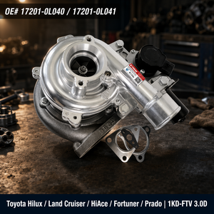 1KD 涡轮增压器 CT16V 17201-0L040 17201-0L041 适用于丰田 Hilux Land Cruiser HiAce Fortuner Prado 3.0D 1KD-FTV 带垫片套件 - Product Image 2