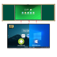 Pantallas Interactivas Digitales Inteligentes con Panel Plano Interactivo Táctil de 55 65 75 85 86 98 110 Pulgadas, 4k LCD, para la Enseñanza en Escuelas