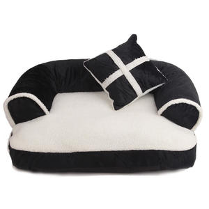 Großhandel Hund Katze Zwinger Haustier liefert warmes Haustier Bett Sofa Mode billige Hunde betten - Product Image 1