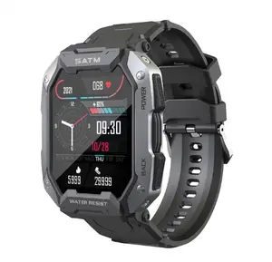 2023 Outdoor Sport Smart Horloge Bloeddruk 5atm Ip69 K Waterdichte Bt Polsbandjes Smartwatch C20 Voor Mannen Android Ios