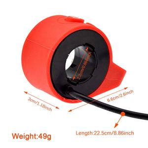 Pièces détachées pour trottinette électrique HX X8 X9 : Bouton de commande de vitesse d'origine rouge pour trottinettes électriques X8 X9 - Product Image 6