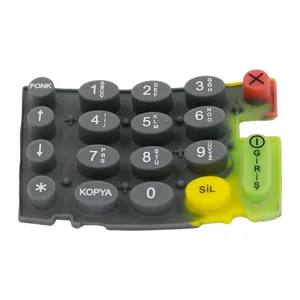 Rubber Keypad Dongguan Manufacturer Conductive Pill Silicon Rubber Matrix Keypad Conductive Rubber Pads Keypad