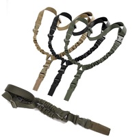 Sangle tactique monopoint en nylon robuste pour accessoires de chasse, longueur réglable, dégagement rapide, ajustement universel