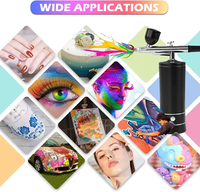 Nouveau Portable Air Brush Spray Gun Sans Fil Airbrush Compresseur pour Maquillage Nail Art Gâteau Décoration Air Brush Ombre Nail Machine