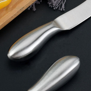Wholesale Butter Cheese <b>Tools</b> Full Stainless Steel 6pcs Cheese Slicer Knives Cheese Cutter Spreaders in Gift Box - Product Image 5