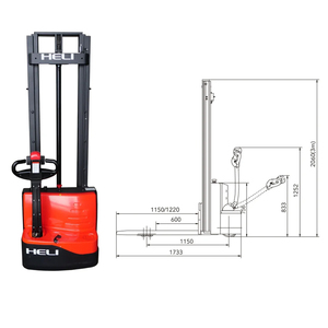 รถยกไฟฟ้า China Heli CDD10-070 แบบเดินตาม  กำลังยก 1 ตัน ยกสูง 3 เมตร - Product Image 4