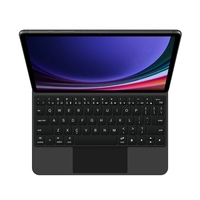 Keyboard untuk Samsung Galaxy Tab S9 S10 Plus Keyboard Magnetic Case untuk Galaxy Tab S7 S9 FE Plus 12.4 Inch Magic Keyboard Cover