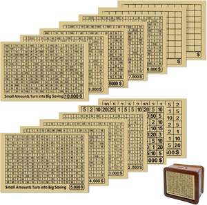 กล่องประหยัดเงินสติกเกอร์กลยุทธ์ที่ท้าทายสำหรับกล่องไม้กระปุกออมสินกล่องเงินสด - Product Image 3