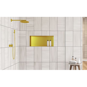 Étagère de <span class=keywords><strong>douche</strong></span> encastrée en acier inoxydable 304, <span class=keywords><strong>niche</strong></span> de salle de bain intégrée moderne, étagères de salle de bain étanches, niches de <span class=keywords><strong>douche</strong></span> d'angle pour hôtel et spa avec éclairage - Product Image 6