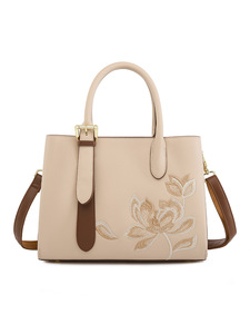 <span class=keywords><strong>Sac</strong></span> fourre-tout en cuir PU de haute qualité pour femmes deux poignées grande capacité sacs à main à bandoulière en gros doublure en Polyester pour un usage quotidien - Product Image 3