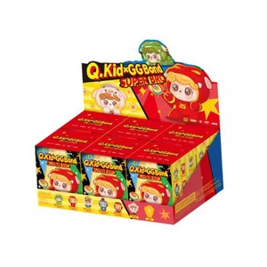 Stock 100% Auténtico 6PCS/Caja Q Kid GG Bond Super <span class=keywords><strong>Bro</strong></span> Series Muñecos de Peluche de PVC de 14cm Caja Sorpresa Colgantes Decorativos para Bolsos Lindos Llaveros - Product Image 1