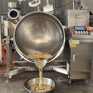 เครื่องกวนอาหารด้วยแก๊สอัตโนมัติทำจากสแตนเลสอุปกรณ์ครัวเครื่องผสมอาหารทอดเนื้อหมูน้ำมันพริก - Product Image 1