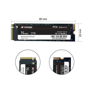 Personalizzato ad alta velocità 5000 MB/s NVMe SSD M.2 2280 PCIe Gen 4 disco rigido interno a stato solido 512GB 1TB per Laptop Desktop - Product Image 3