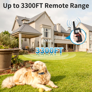 <span class=keywords><strong>Collar</strong></span> de entrenamiento eléctrico para perros de 3300 pies, <span class=keywords><strong>Collar</strong></span> de choque para mascotas con control remoto para cachorros de 5 a 120 libras con vibración de choque - Product Image 6