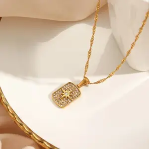 Fashion Jewelry Miami Cuban Link Chain Necklace Multi-size And Color Stainless Steel For Women Men Gold Plated Silver Plated