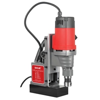 Perceuse magnétique à vitesse variable BAOJIE BJ-3800E, machine de perçage industrielle portable avec base magnétique robuste