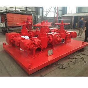 Well control choke manifold wellhead assembly / API standard choke manifold / petroleum equipment