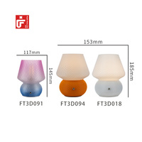Lampe champignon rechargeable à LED Luminosité en 2 étapes: 30% et 100% Lampe de table tactile sans fil pour éclairage décoratif portable d'intérieur