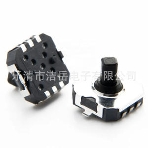 Interruptor de cinco vías 7*7 de montaje en superficie del fabricante original, 1A 24VDC, pines de latón SPST independientes - Product Image 3