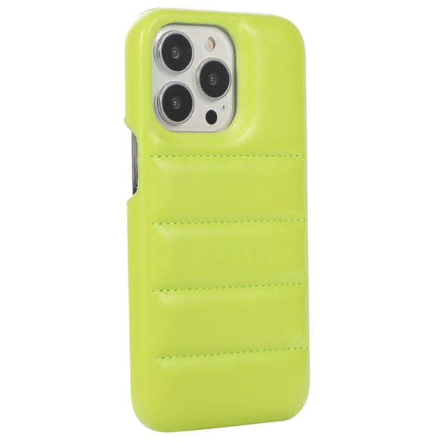 Soft Touch Luxury Phone Case for iPhone 12 Pro Max 3D Jacket PU Leather Mobile Case Puffer Cover