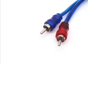 Großhandel Transparentes Blaues 5m Auto-Audiokabel RCA Auto-Umbau-Audiokabel - Product Image 4
