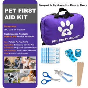 Kit de Primeiros Socorros para Animais de Estimação Ori-power, Suprimentos Médicos de Emergência Premium para Cães e Gatos, Pacote de Segurança para Viagens e Casa - Product Image 1