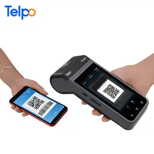 Máquina de lojas portátil mini sistema de pagamento móvel inteligente com scanner de código qr