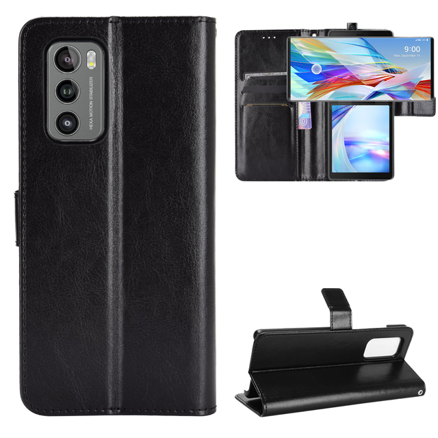 Hot Sales Magnetic Buckle Retro Pattern Wallet Leather Case for Business Design Bracket Lanyard Shockproof Waterproof