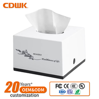 Heaidea Logo personnalisé en plastique cuisine Restaurant serviette boîte de rangement Commercial bureau porte-papier facial distributeurs de mouchoirs