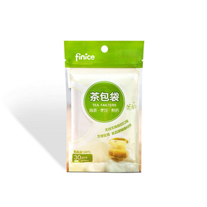 FNC993 finice 30 Stück Einweg-Tee 100% natürliche Filter beutel Einweg-Teekanne Natürlicher leerer Teebeutel - Product Image 1
